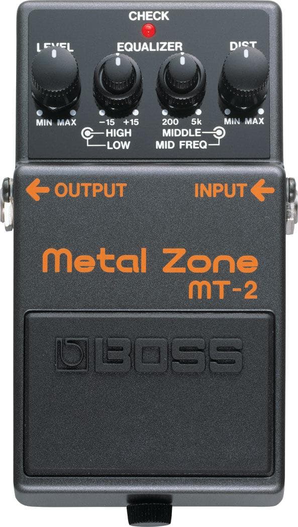 Pedal Boss Guitarra Electrica Mt-2 Metal Zone