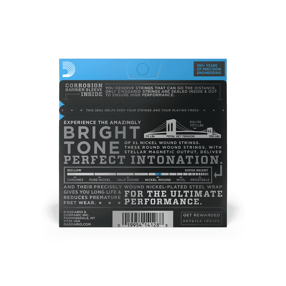 Encordado D Addario Guitarra Electrica Exl115 11-49 2