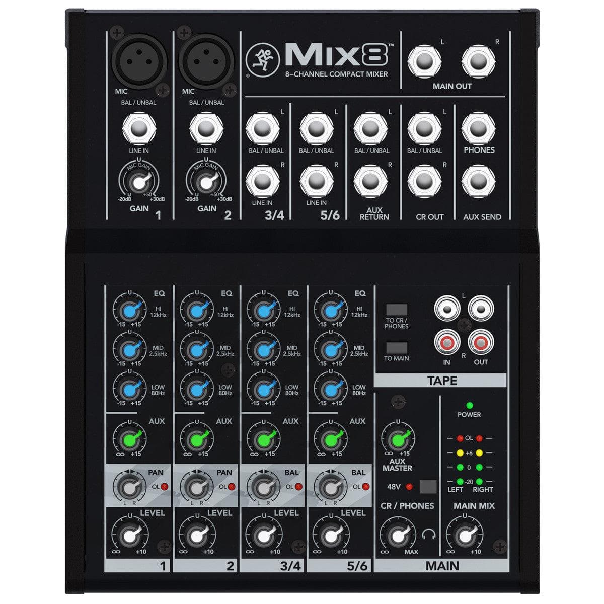 Mezclador Mackie Mix8 5