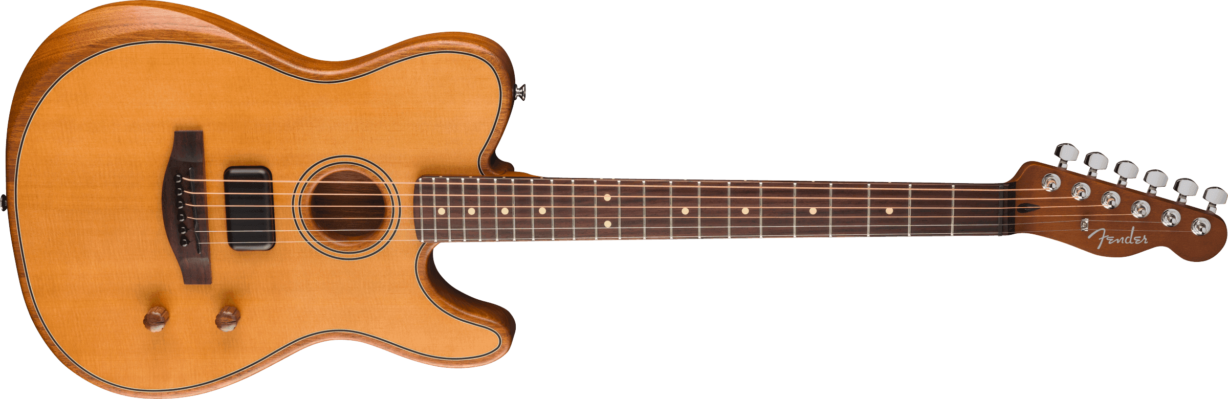 Guitarra Electroacústica Fender Acoustasonic Standard Telecaster Natural Envejecido 0973113534 3