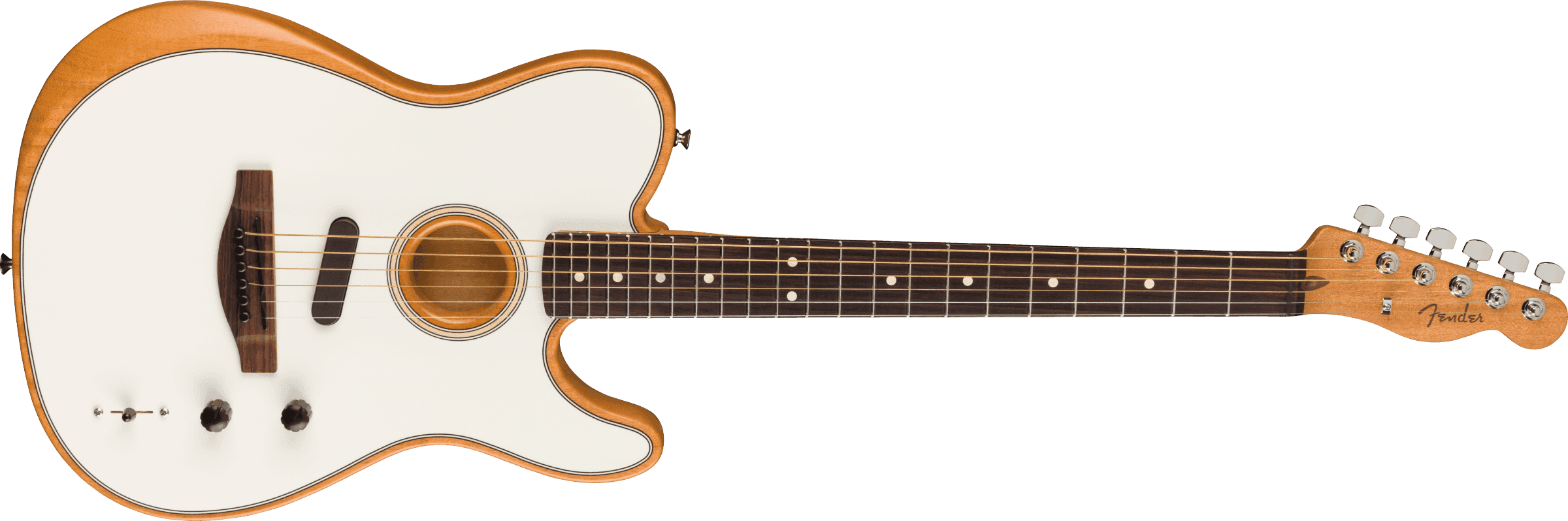 Guitarra Electroacustica Fender Acoustasonic Player Telecaster, Rosewood Fingerboard, Arctic White 0972213280 2