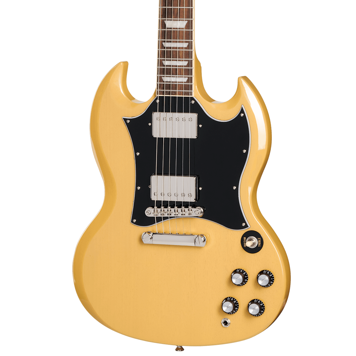 Guitarra Electrica Epiphone SG Standar EIGSGSTYNH1 TV Amarillo Estuche 3
