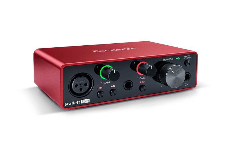 Interfaz Focusrite Scarlett Solo III Gen