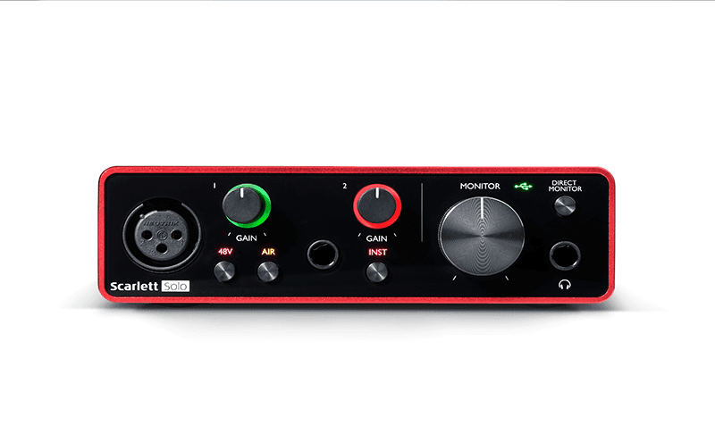 Interfaz Focusrite Scarlett Solo III Gen 2