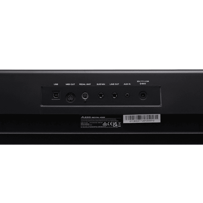 PIANO DIGITAL ALESIS RECITALHOMEBLK 6