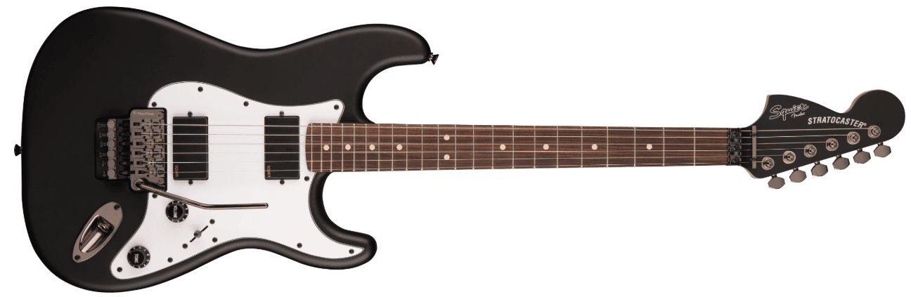 Guitarra Electrica Fender Squier Contemporary Active Stratocaster® HH, Laurel Fingerboard, Flat Black 0370327510 Floyd Rose