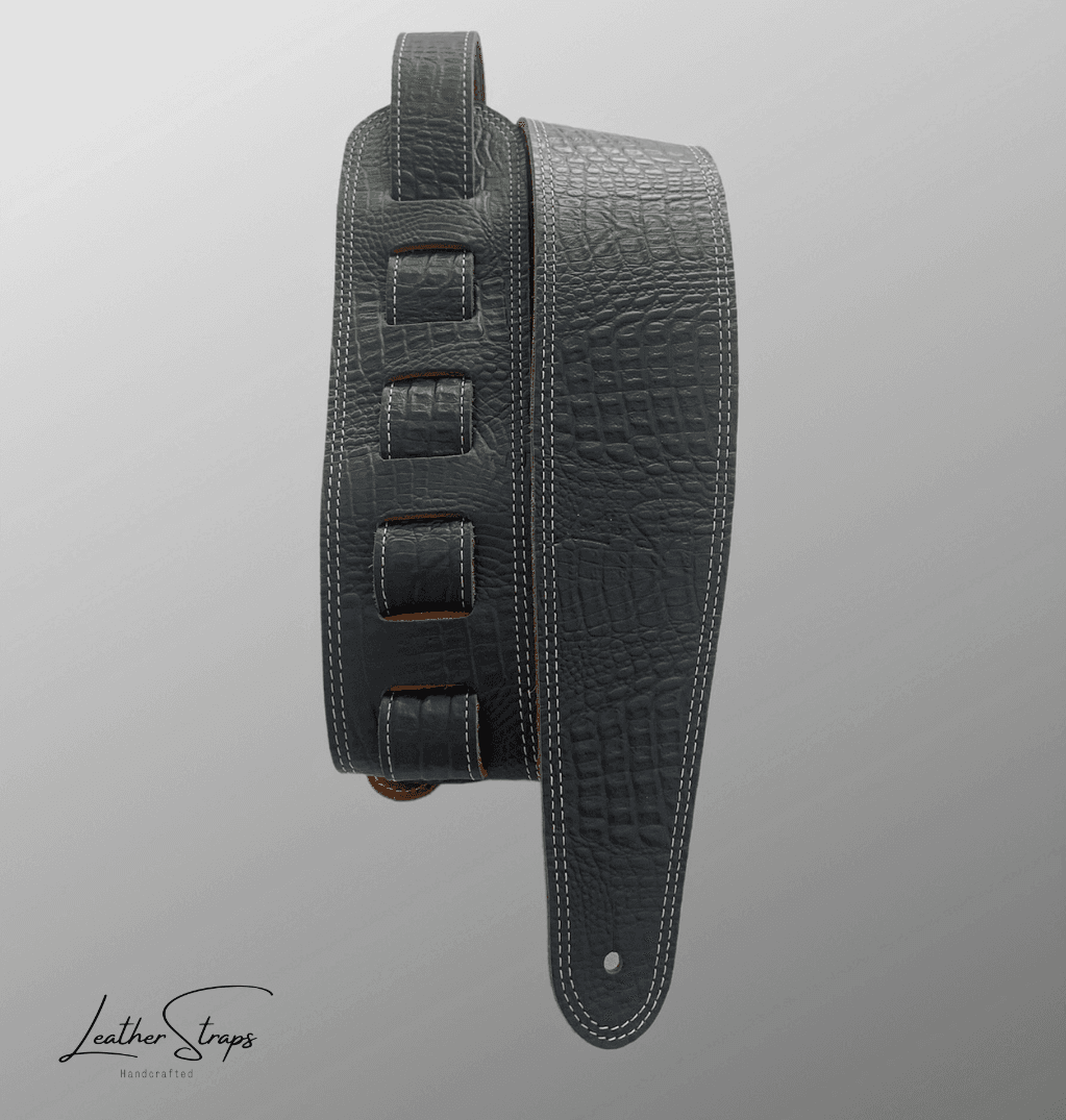 Correa Leather Straps Guitarra Y Bajo Cuero 2