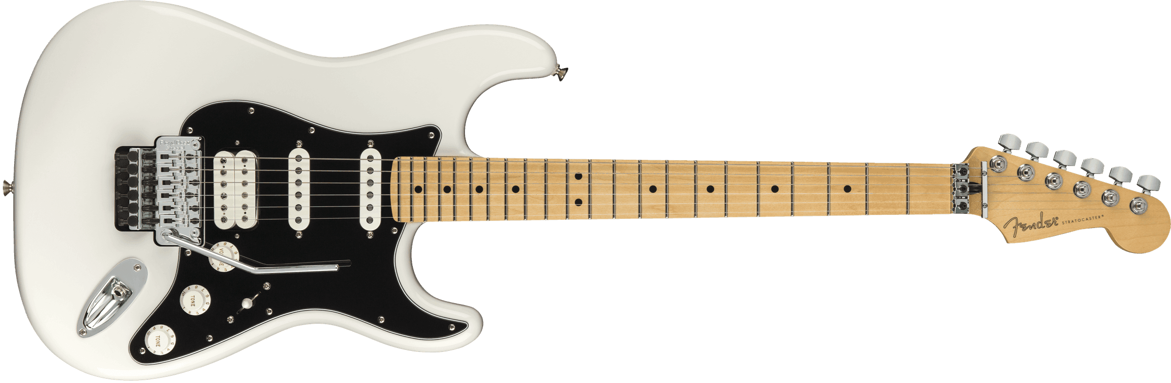 Guitarra Electrica Fender Player Stratocaster® con Floyd Rose®, diapasón de arce, blanco polar1149402515