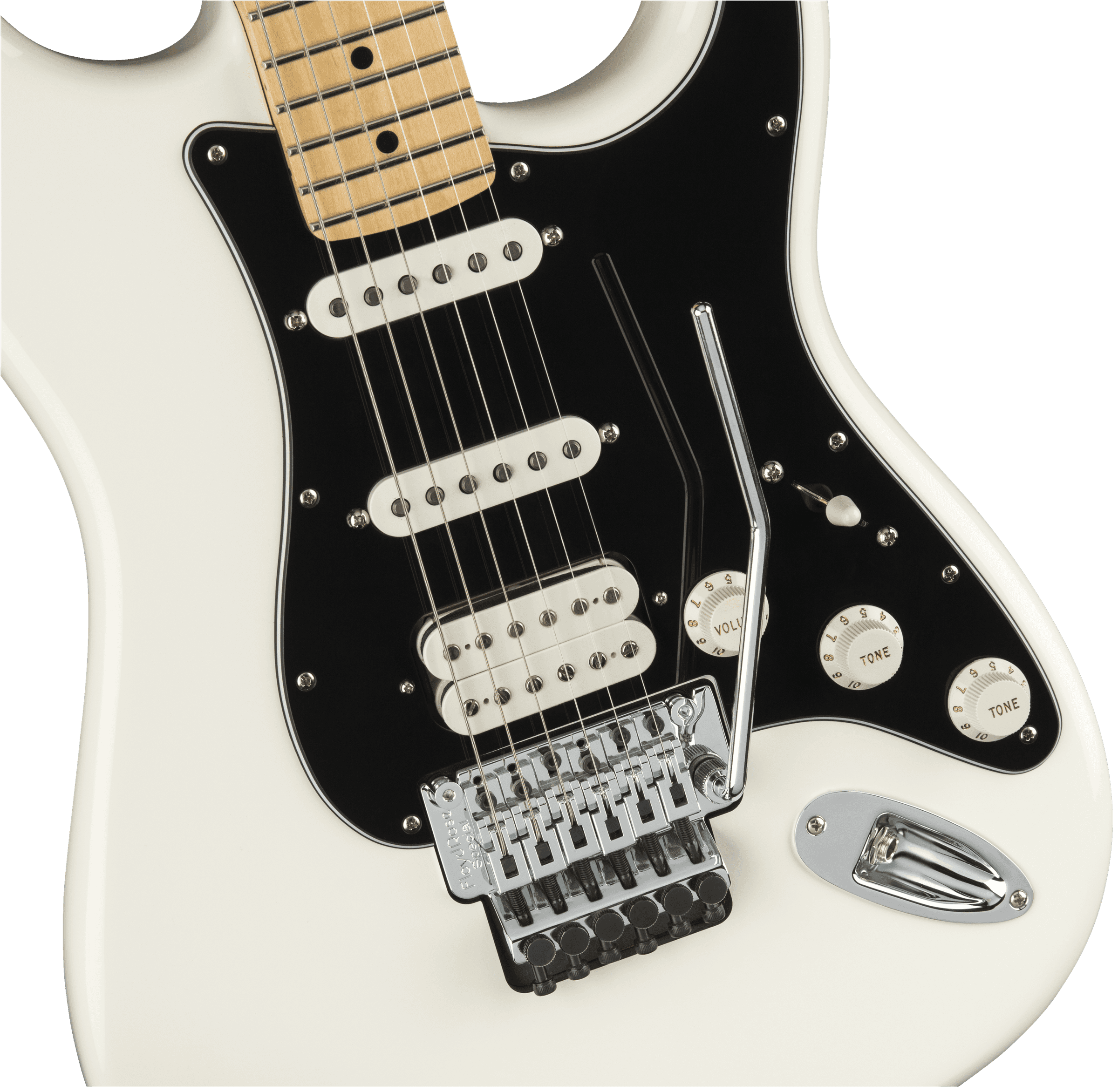 Guitarra Electrica Fender Player Stratocaster® con Floyd Rose®, diapasón de arce, blanco polar1149402515 3