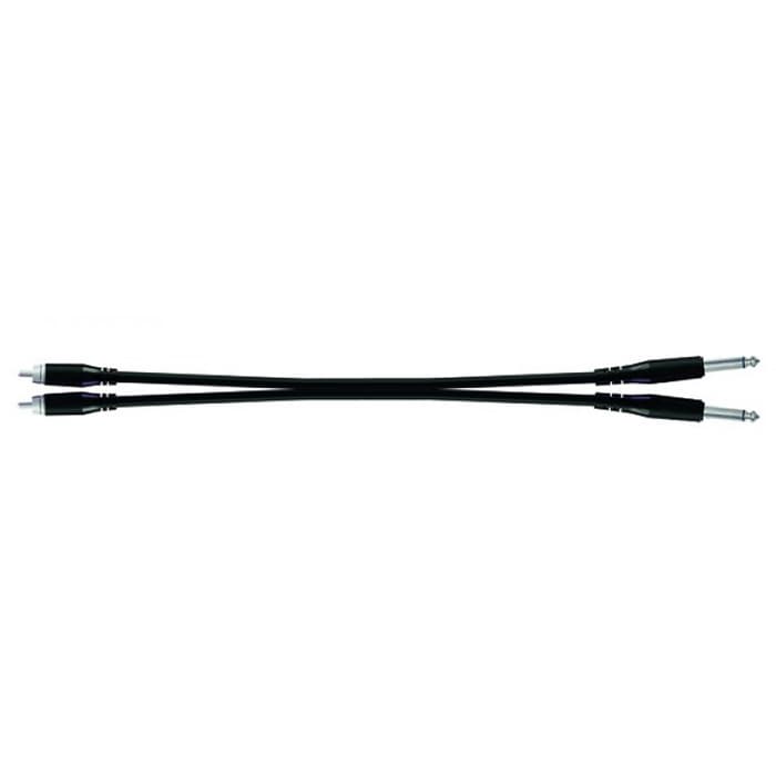 EXTENSION BULK555LU3 DE 3 MTS DE 2 RCA MACHOS A 2 PLUG 1/4