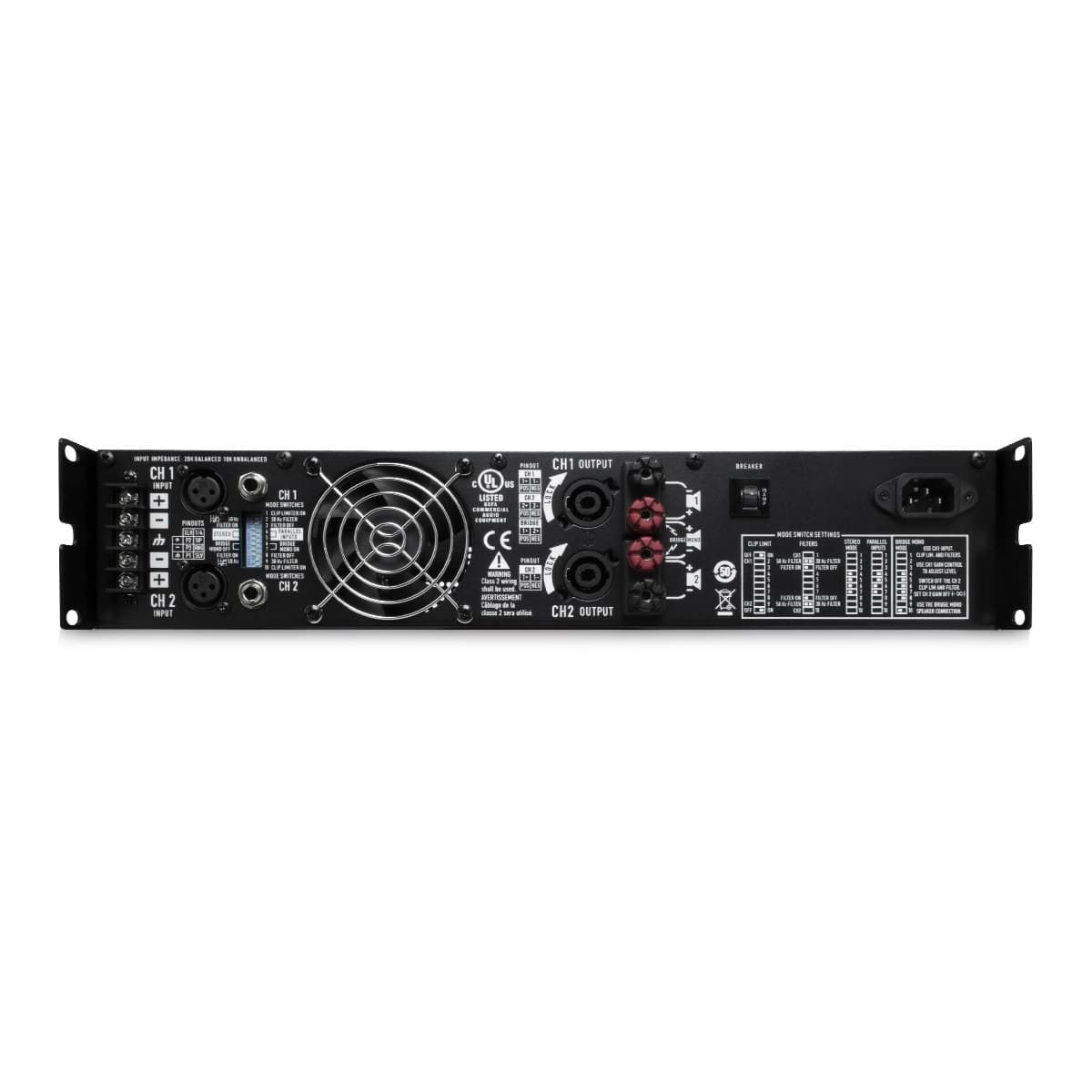 AMPLIFICADOR QSC RMX850A HASTA 830W A 2 OHMS 3