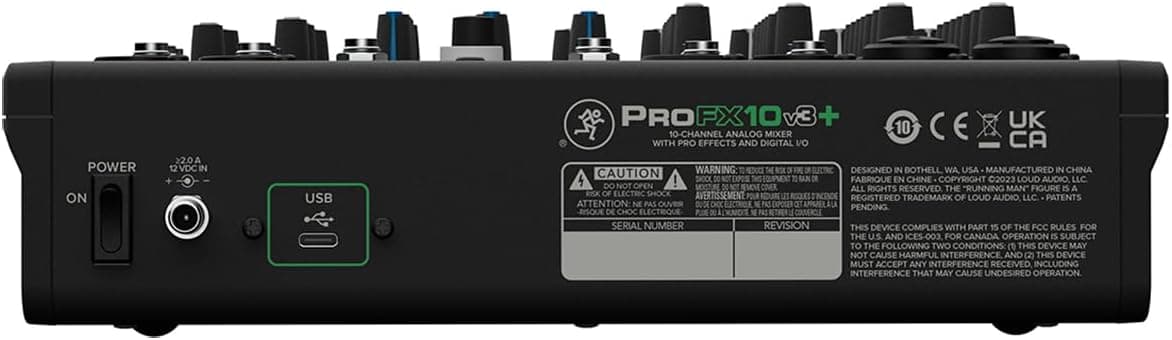 Mezclador Mackie Profx10+ V3 Bluetooth 2