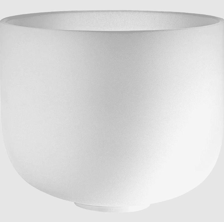 CUENCO DE CRISTAL 11"  - TONO F4   - CHAKRA CORAZÓ