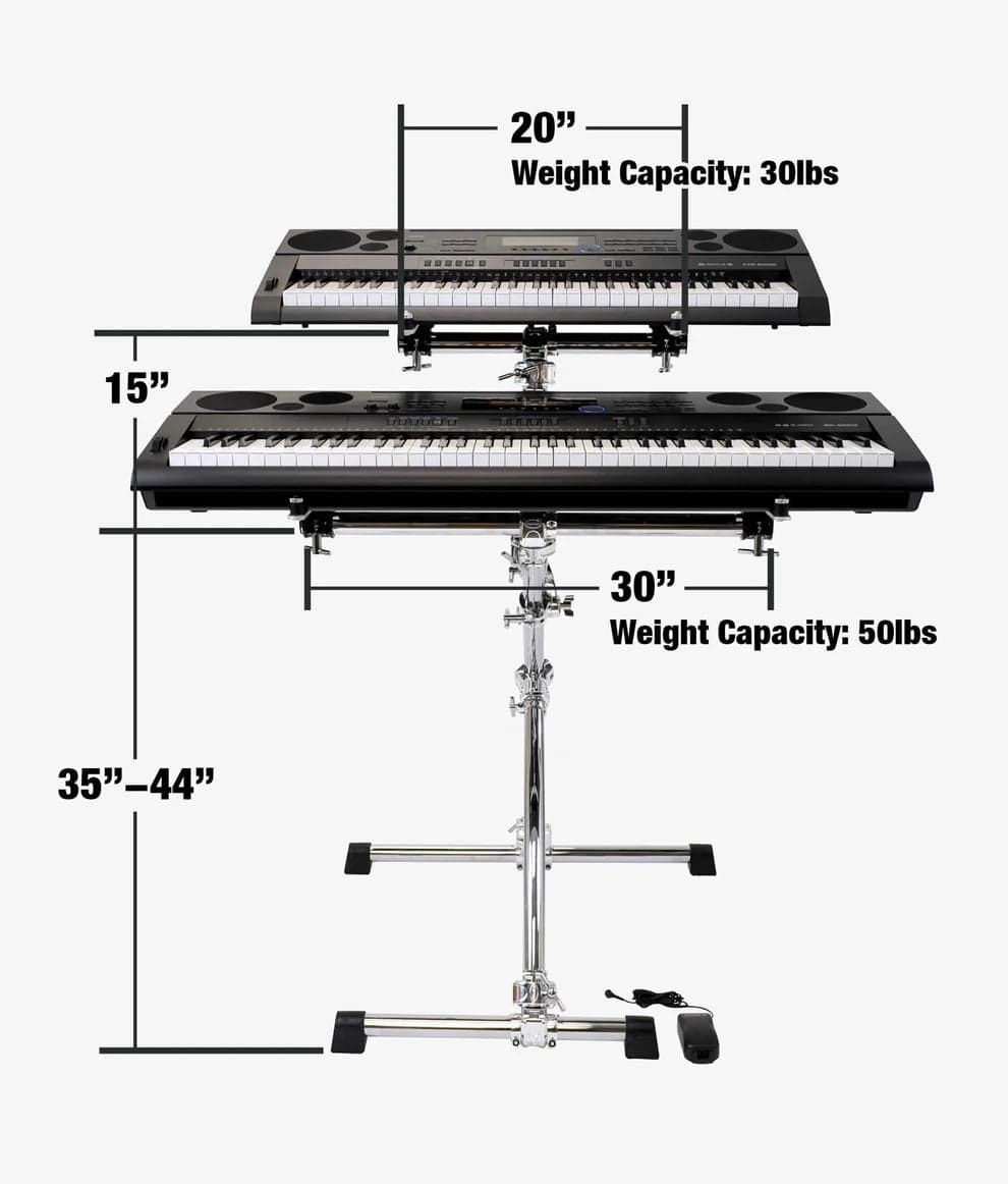 Atril Gibraltar Teclado Gks-kt76 Key Tree 3