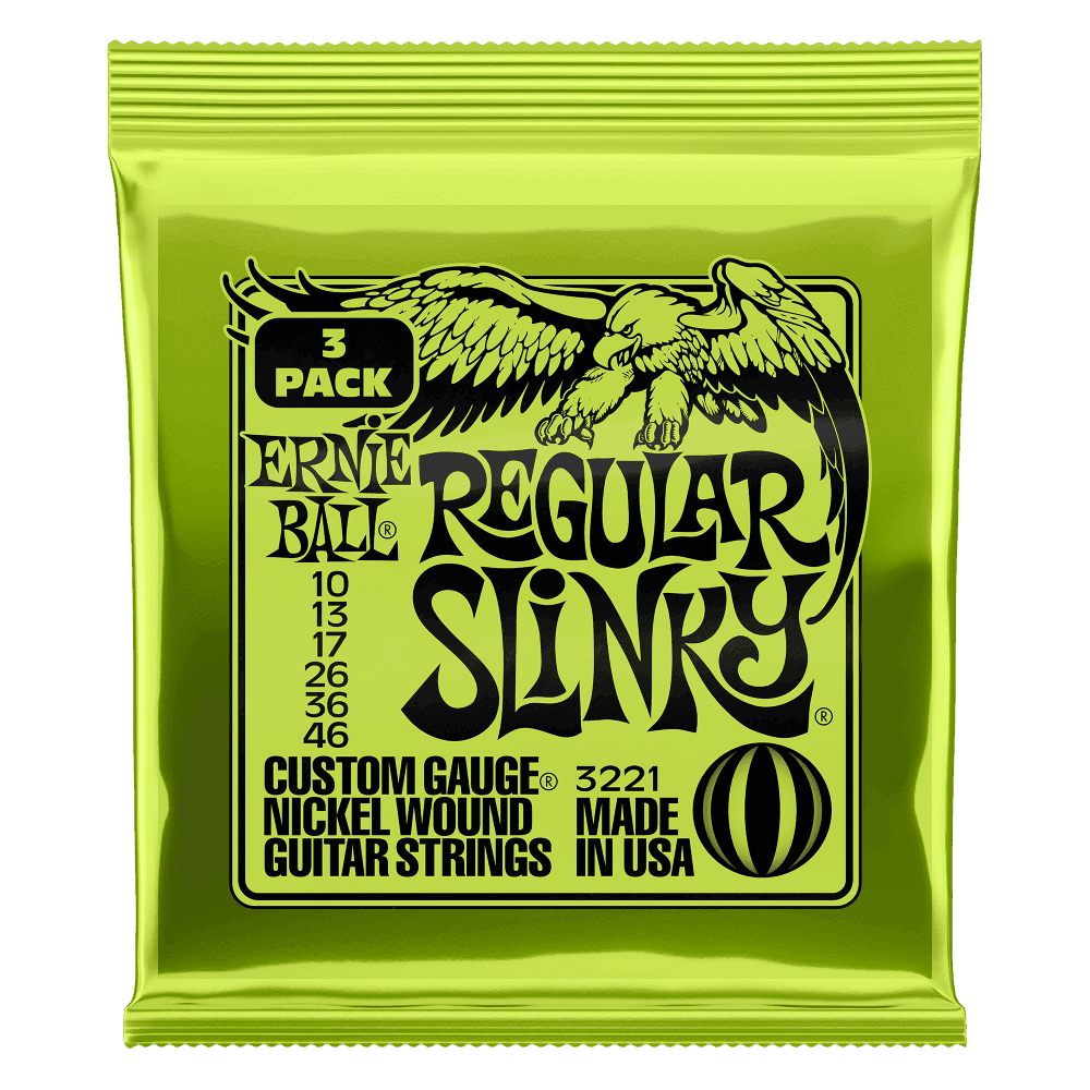 Encordado Ernie Ball Guitarra Electrica P03221 X3