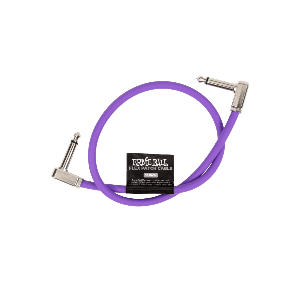 Cable Ernie Ball 18in P06449 Flexible Purpura