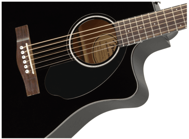 Guitarra Electroacustica Fender Cd-60sce Dreadnought, Walnut Fingerboard, Black 0970113006 5
