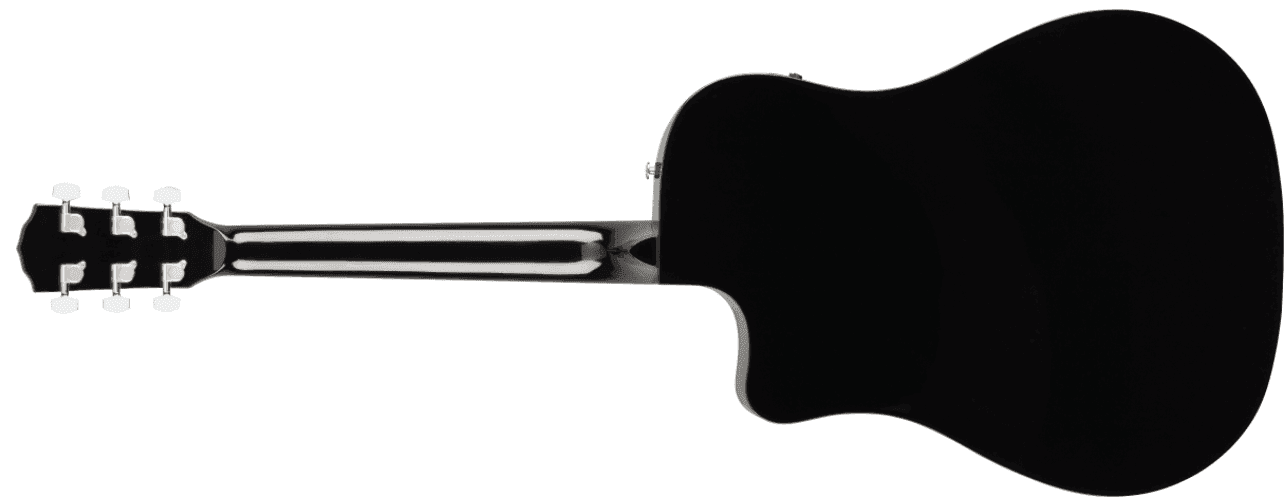 Guitarra Electroacustica Fender Cd-60sce Dreadnought, Walnut Fingerboard, Black 0970113006 6