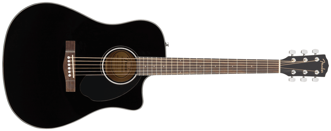 Guitarra Electroacustica Fender Cd-60sce Dreadnought, Walnut Fingerboard, Black 0970113006 7