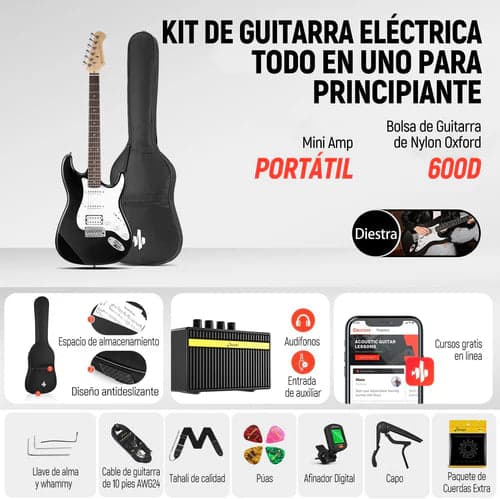 Guitarra Electrica EC1099 DST-100B KIT 3