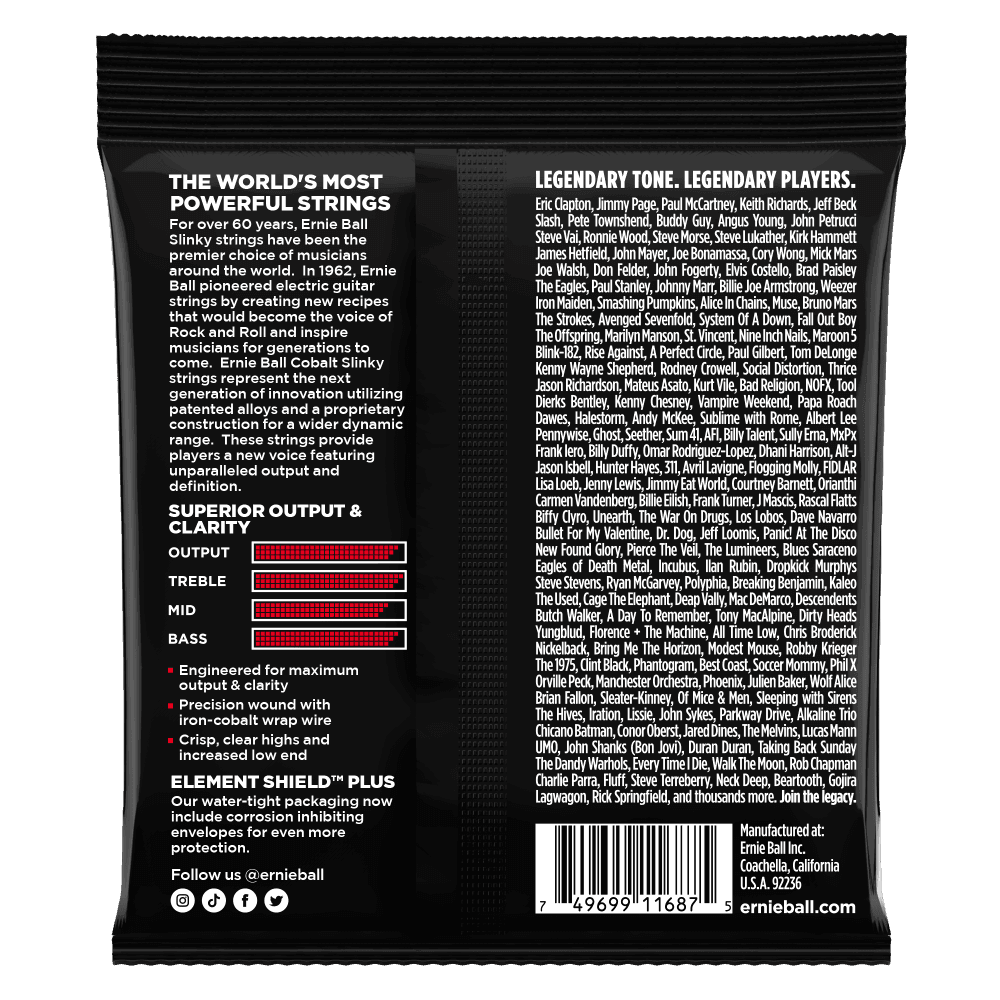 Encordado Ernie Ball Guitarra Electrica 2716 11-52 2