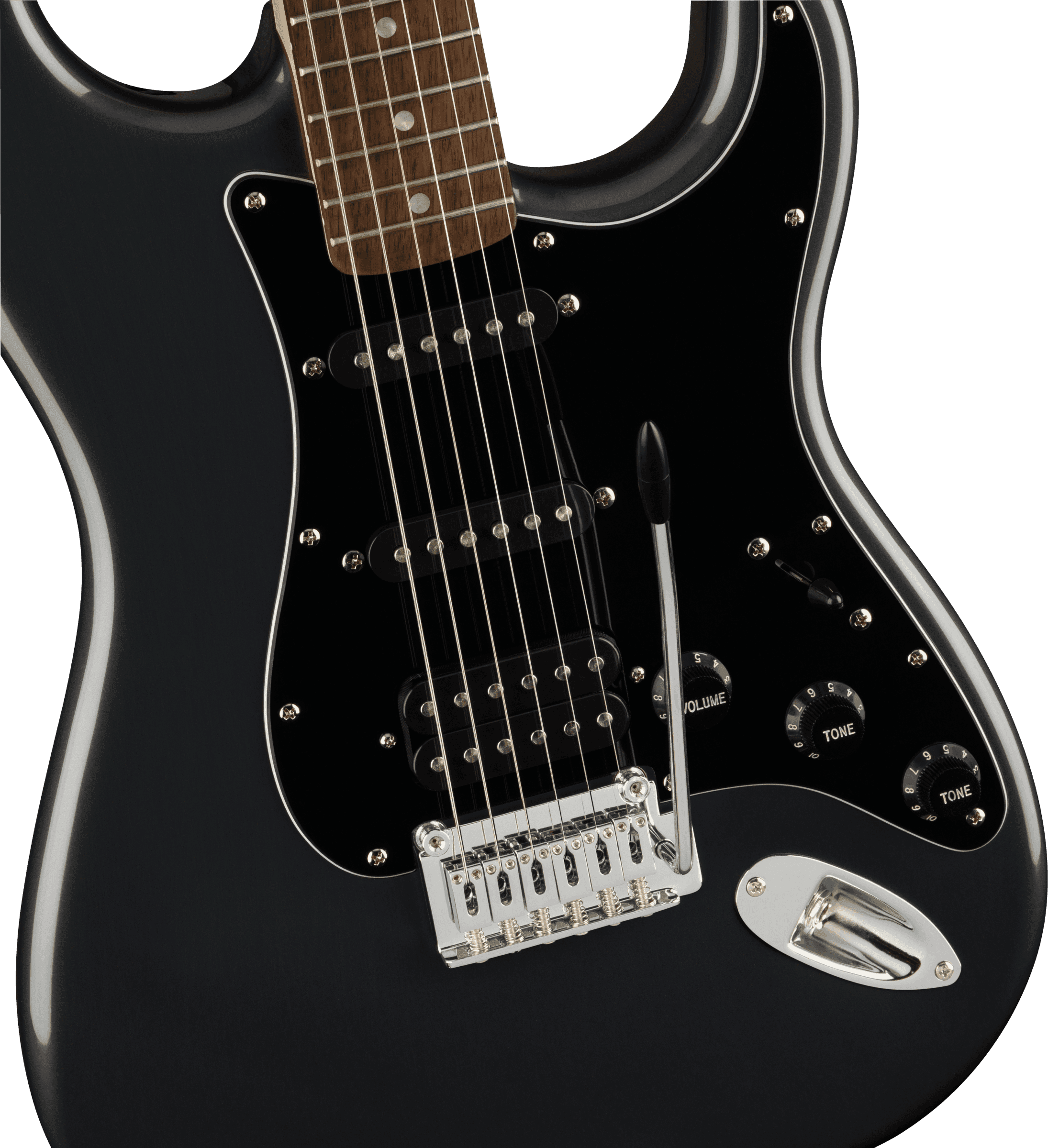 Guitarra Electrica Fender Squier Affinity Series Stratocaster Hss Pack, Laurel Fingerboard, Charcoal Frost Metallic, Gig Bag, 15g - 120 0372821069 7