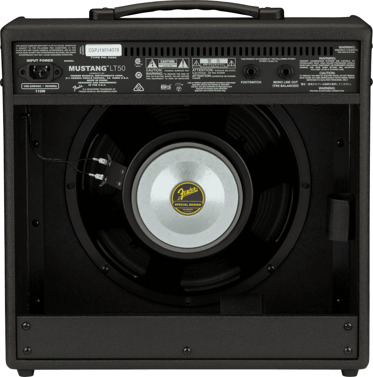 Amplificador Fender Mustang Lt50 Para Guitarra Electrica 2