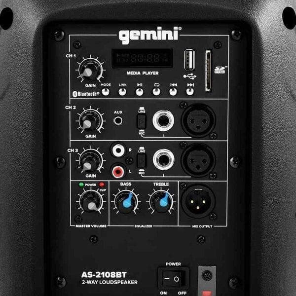 Cabina Gemini AS-2108BT Activa 8" Bluetooth 4