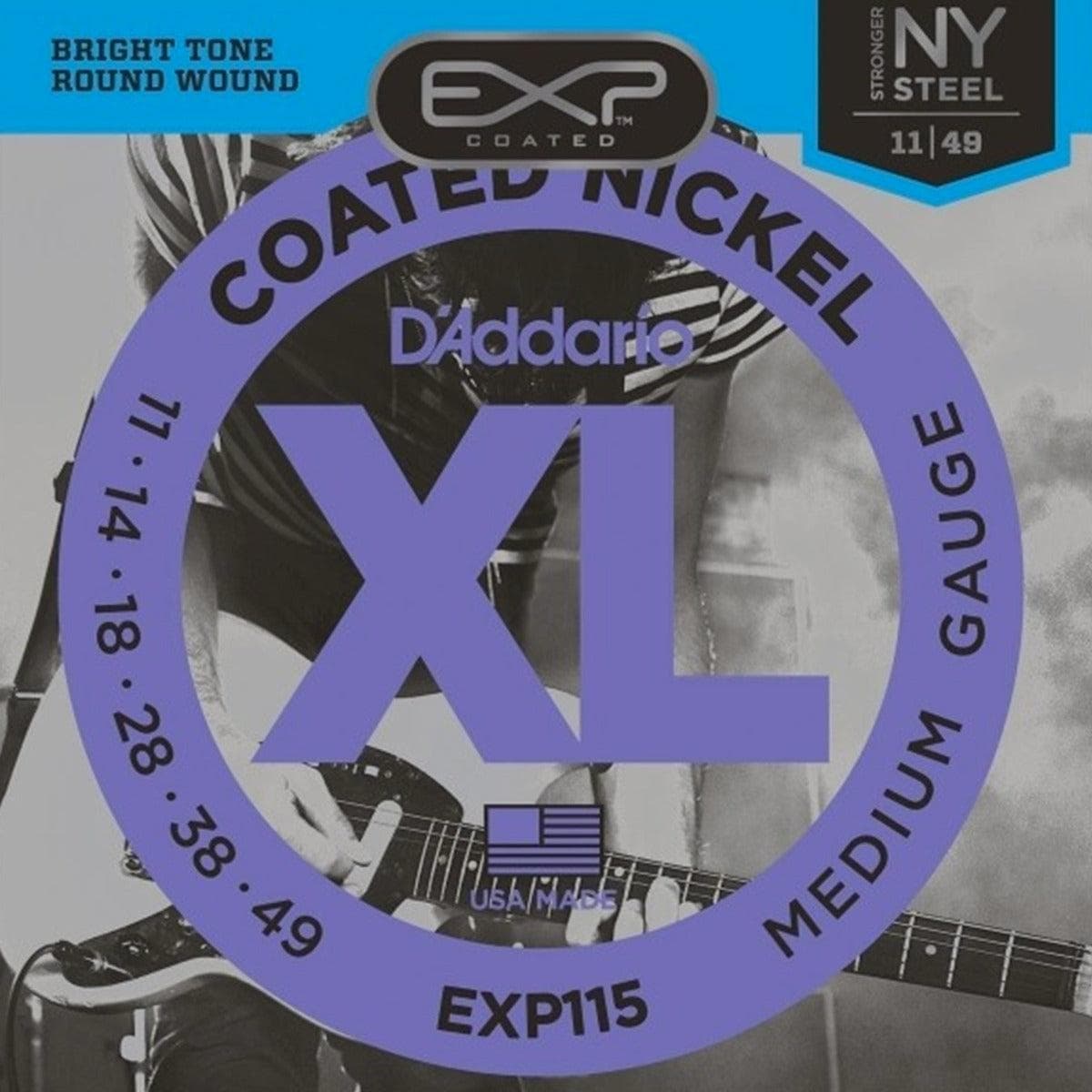 Encordado D Addario Guitarra Electrica Exp115 11 49