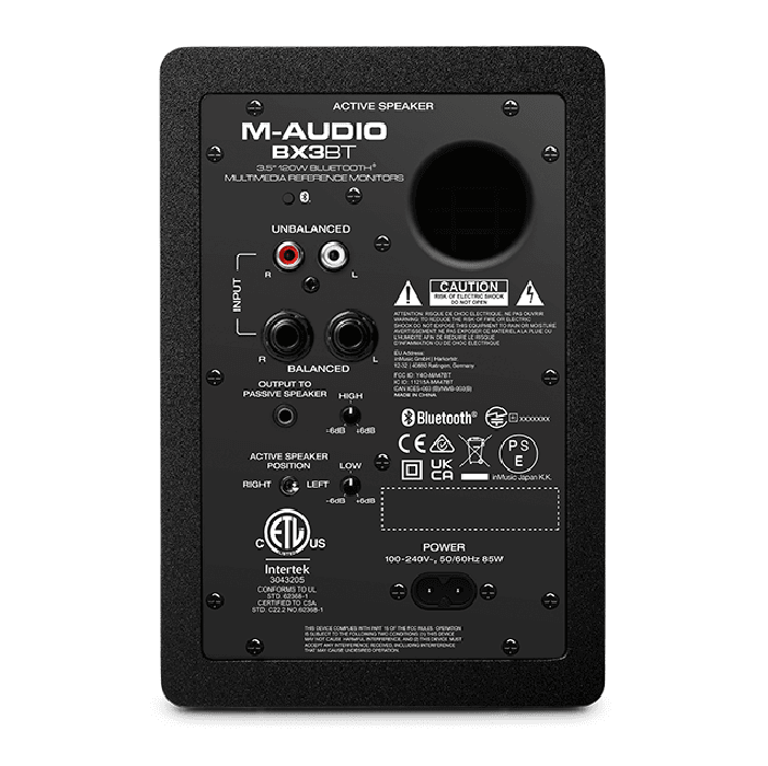 MONITORES ACTIVOS BT M-AUDIO BX3BT, PAR 3