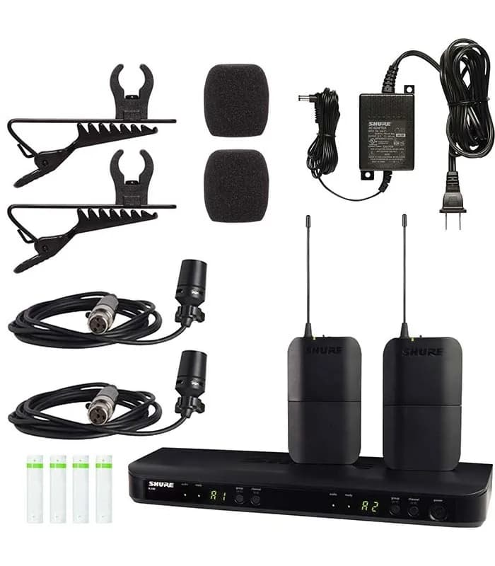 MIC INALÁMBRICO SHURE BLX188/CVL-H9 1