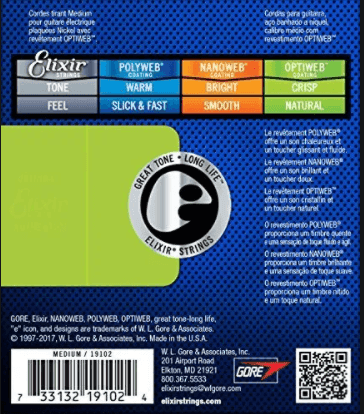 Encordado Elixir Optiweb Guitarra Electrica 19102 11 49 Medium 2