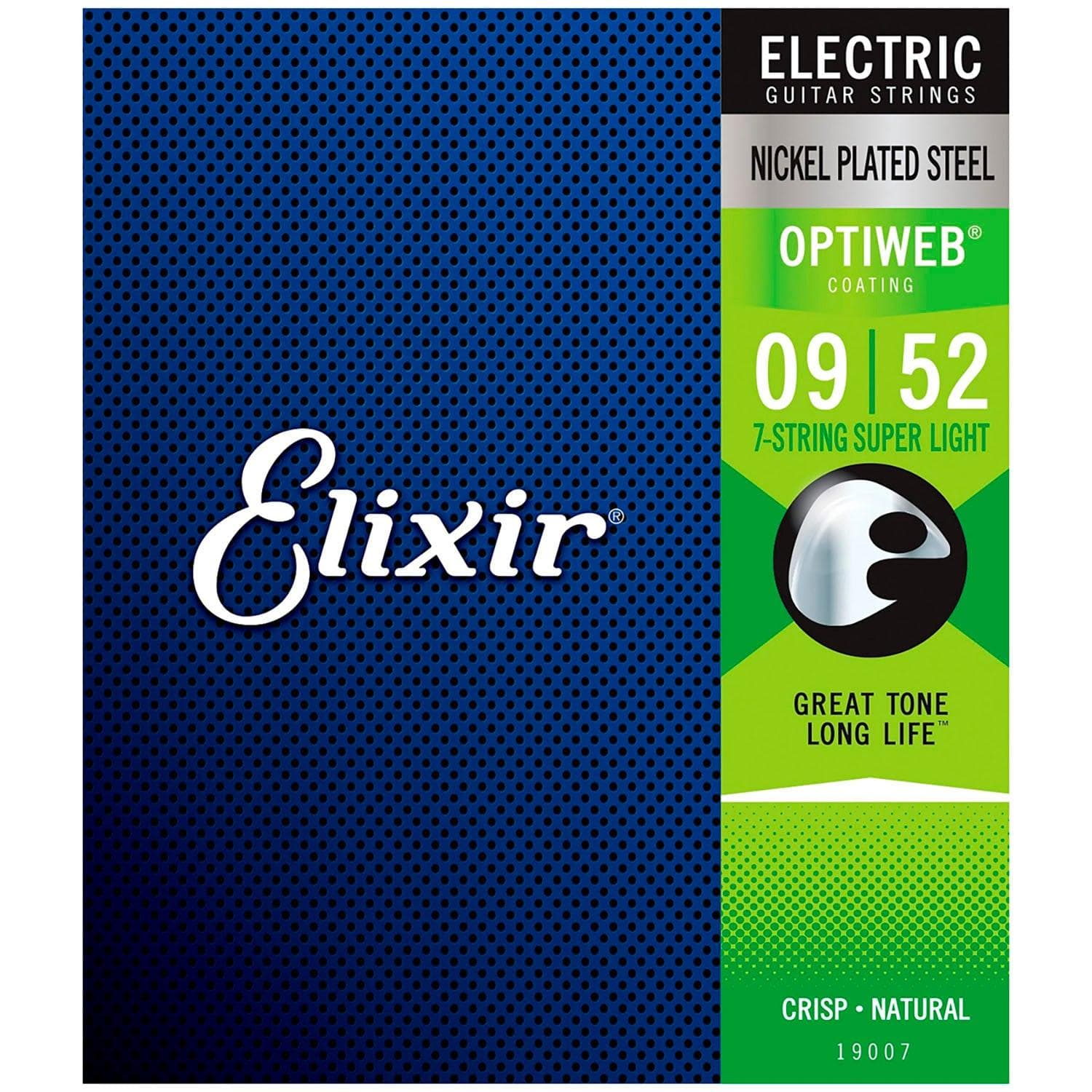 Encordado Elixir Guitarra Electrica 7 cuerdas 19007 09 52