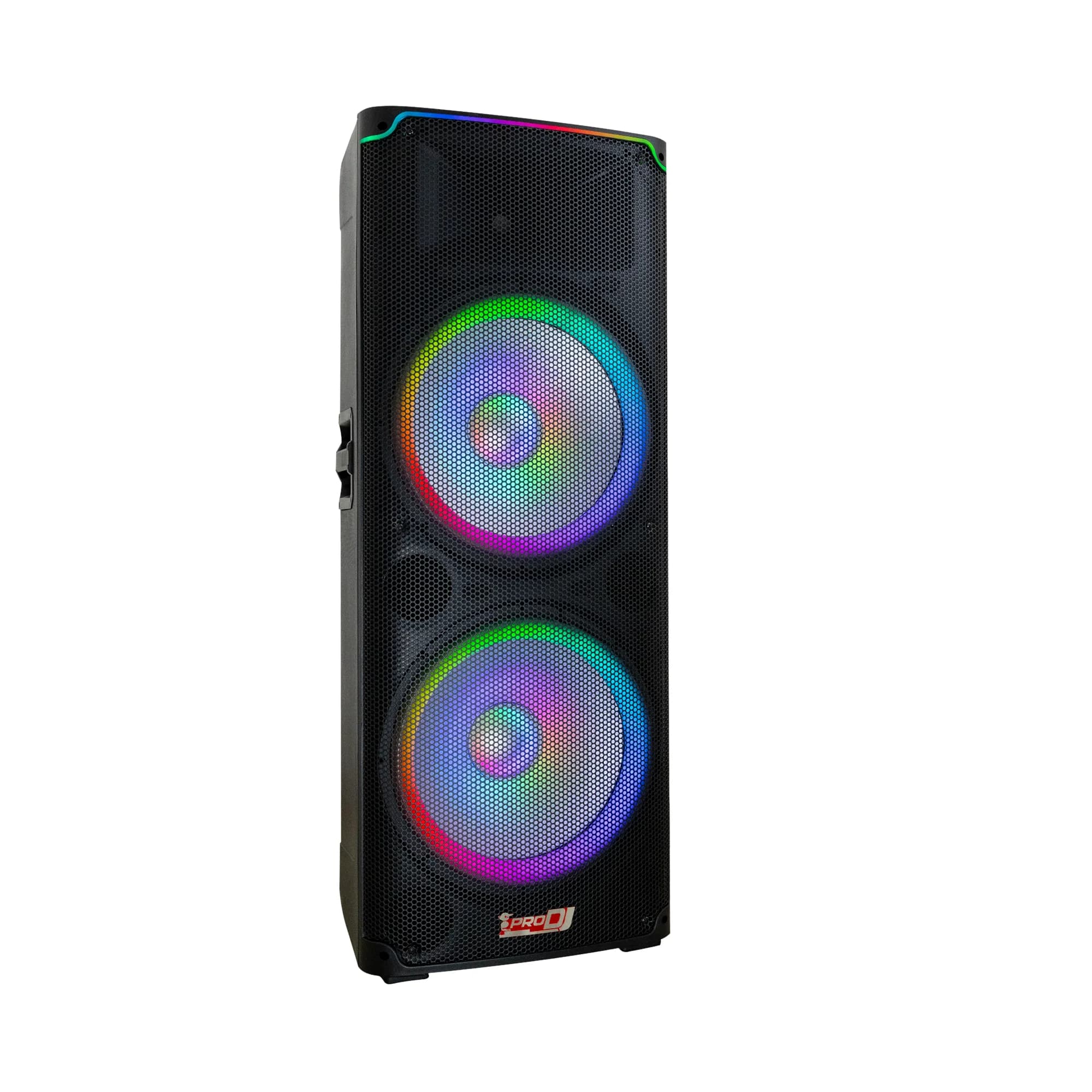 Cabina Activa PRO DJ PP215A-LED Doble 15″ 500W RMS Clase AB