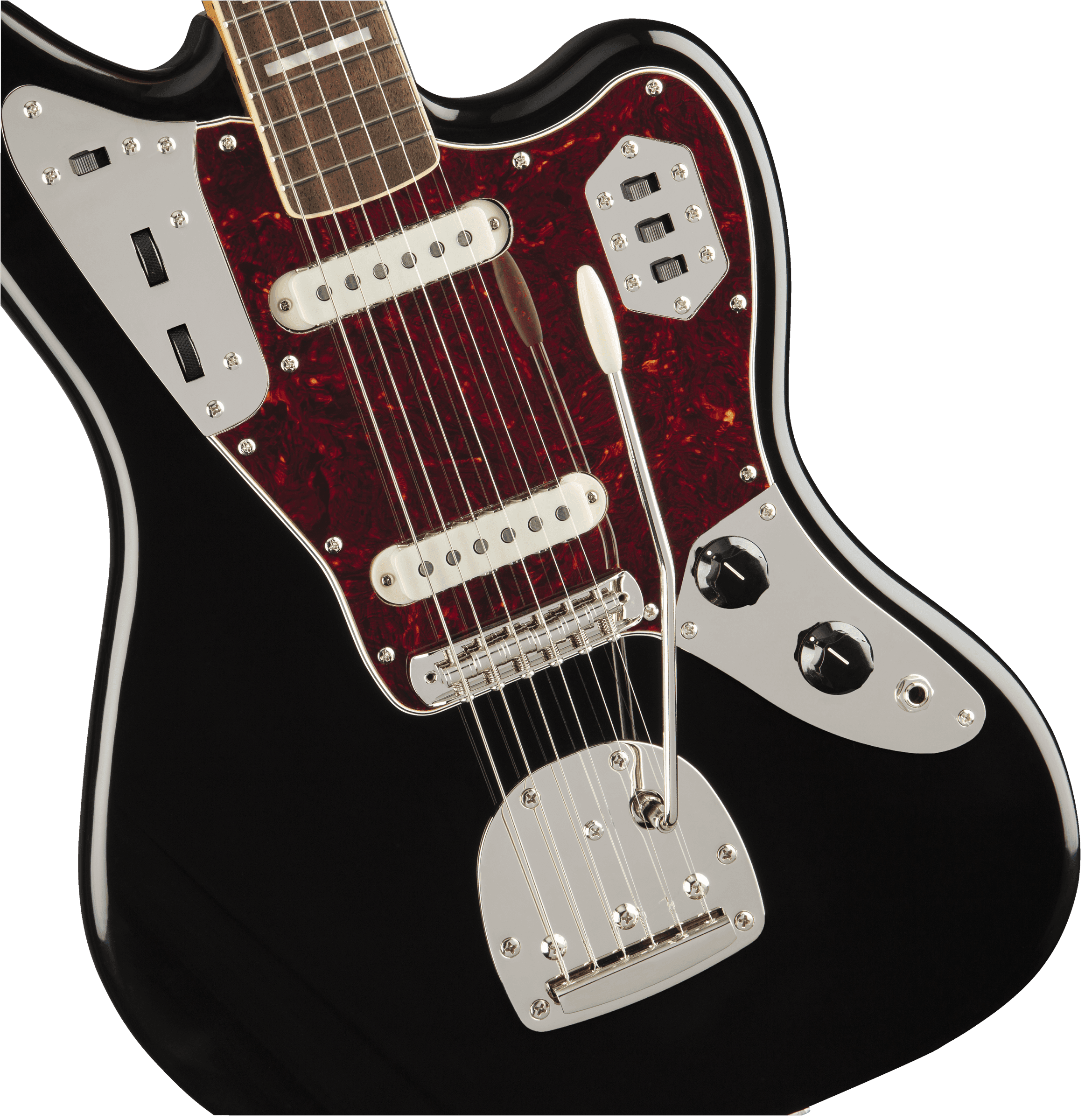 Guitarra Electrica Fender Squier Classic Vibe 70s Jaguar, Laurel Fingerboard, Black 0374090506 4