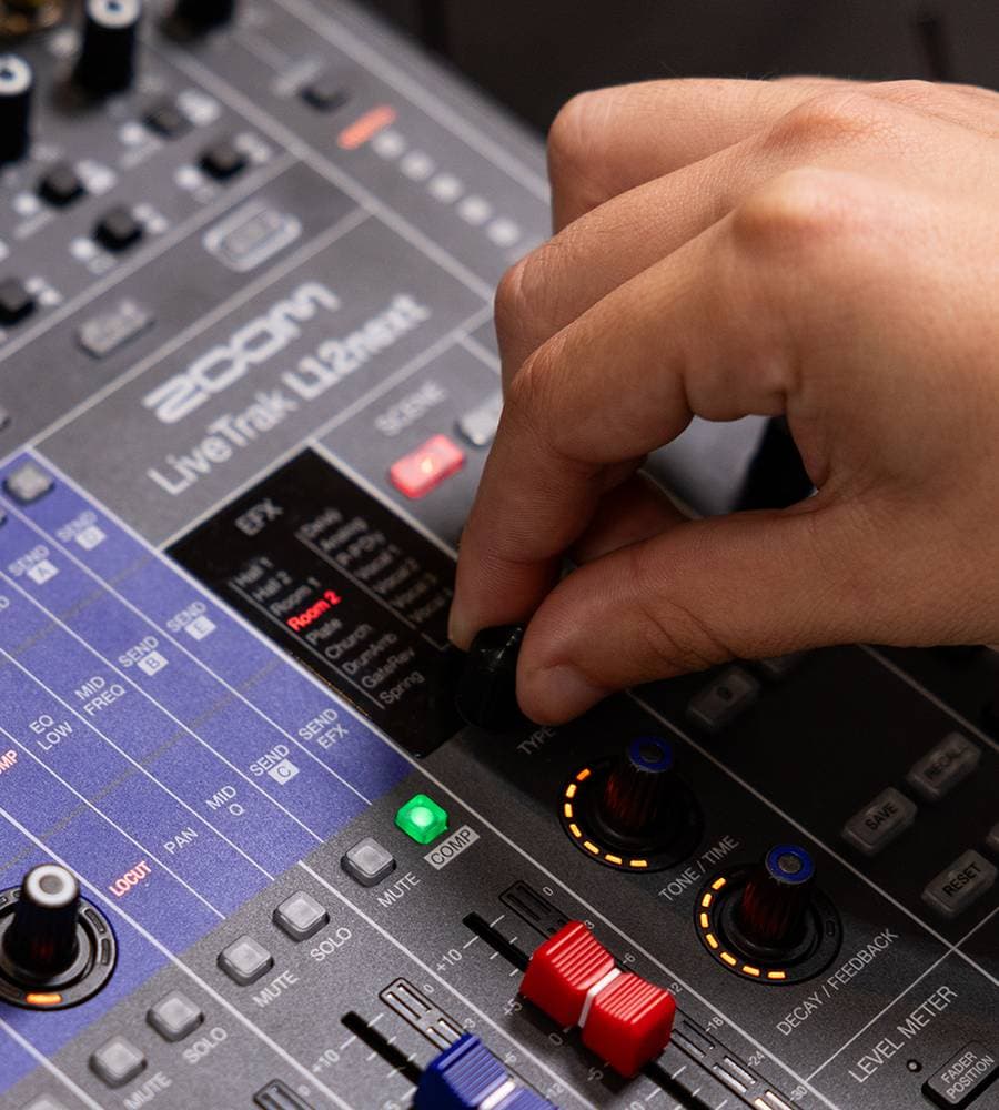 Mezclador Zoom Livetrak L12next/100JA 2
