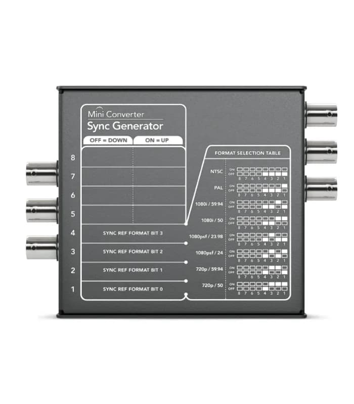 CONVERTIDOR BLACKMAGIC MINI CONVERTER SYNC GENERATOR 3
