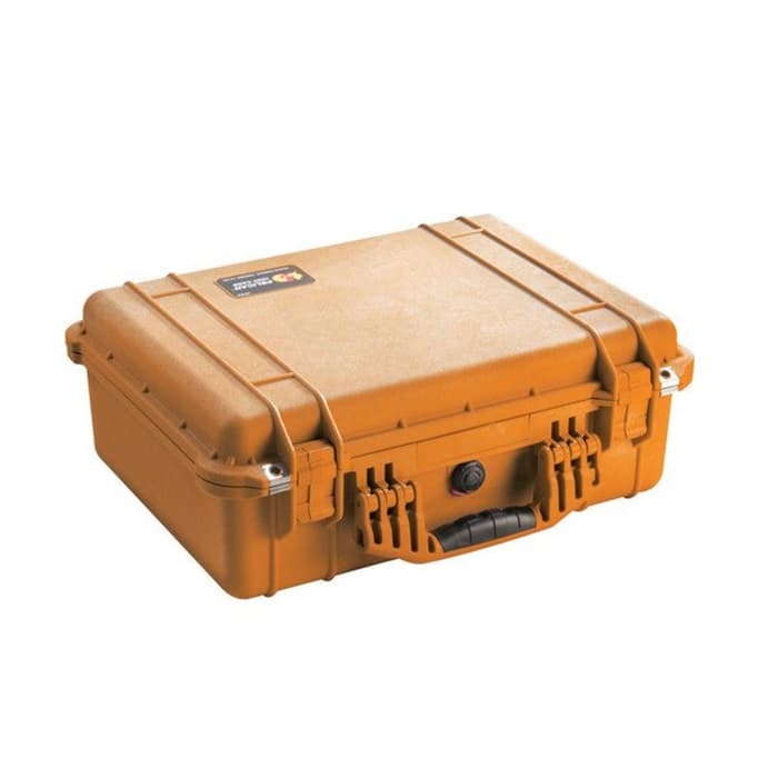 MALETIN PELICAN 1520 CON ESPUMA-NARANJA