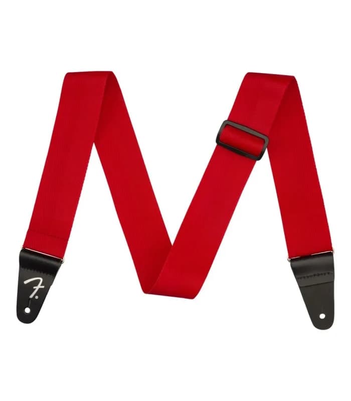 FENDER POLYPRO STRAP RED 2