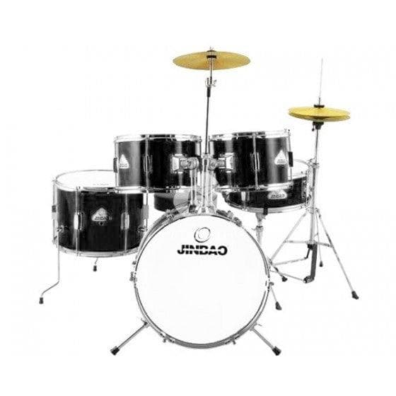 Bateria Jinbao Junior Negra Jbj-104-6 Silla Plati