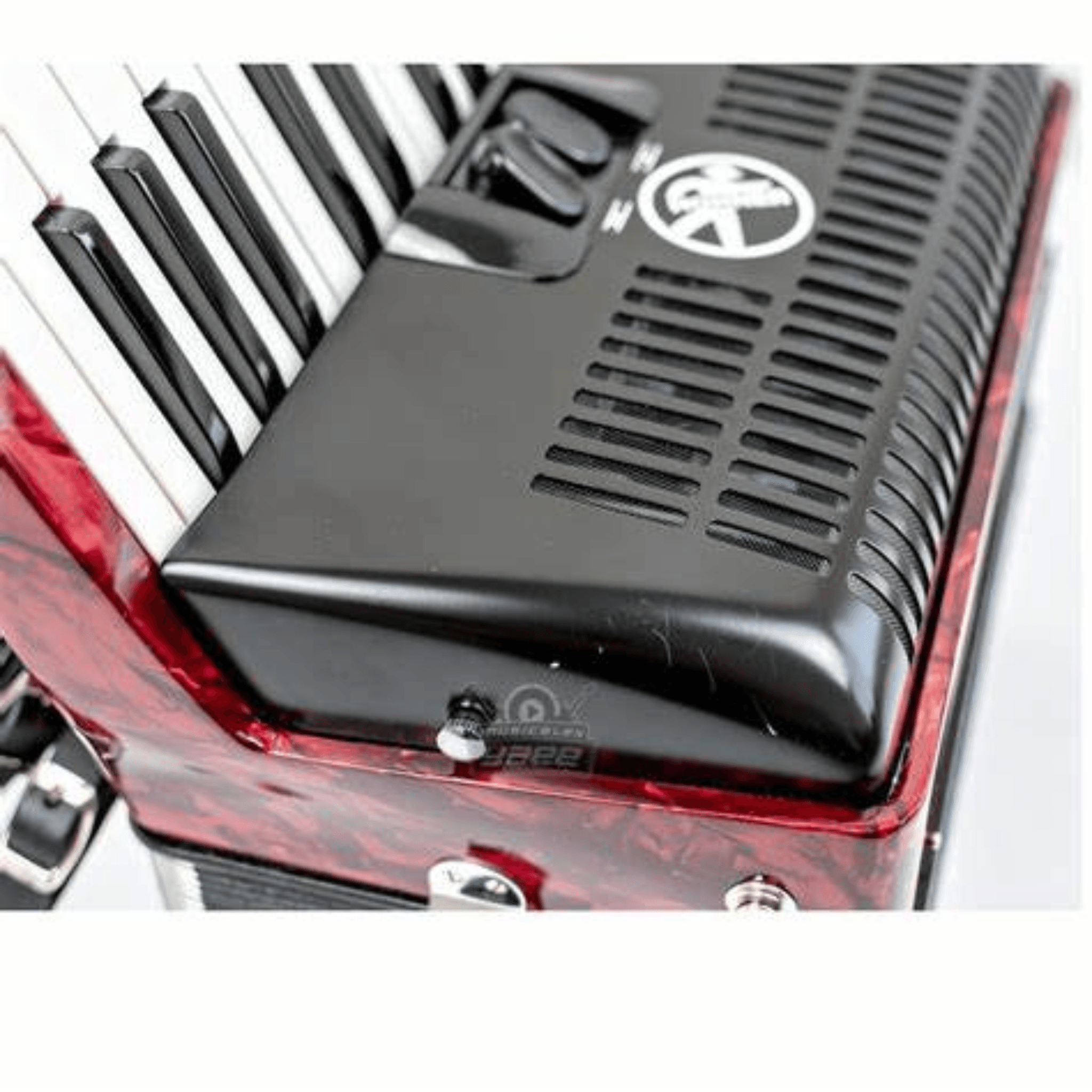 ACORDEON HOHNER BRAVO II ROJO 48 BAJOS 3