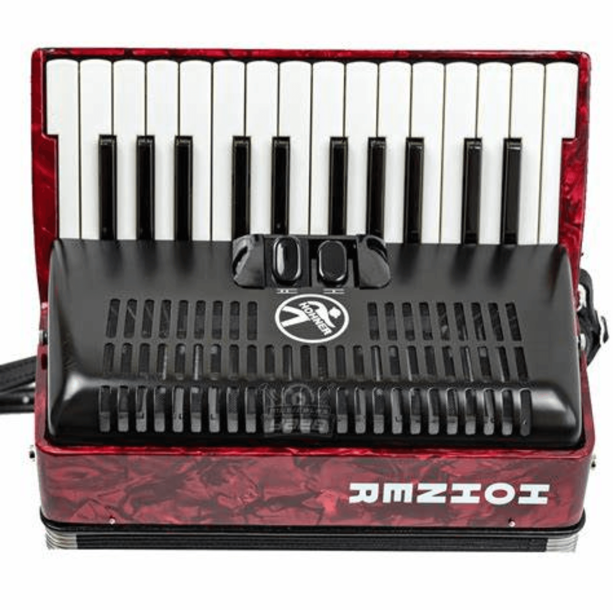 ACORDEON HOHNER BRAVO II ROJO 48 BAJOS 4