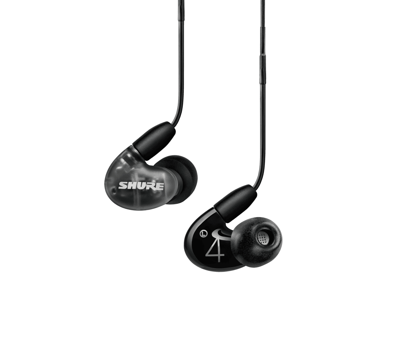 AUDÍFONO AONIC 4 SHURE NEGRO SE42HYBK+UNI