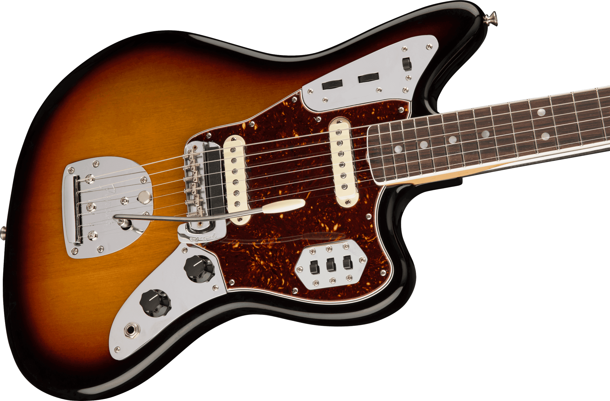 Guitarra Electrica Fender American Original '60s Jaguar®, diapasón de palisandro, rayos de sol de 3 colores 0110160800 3