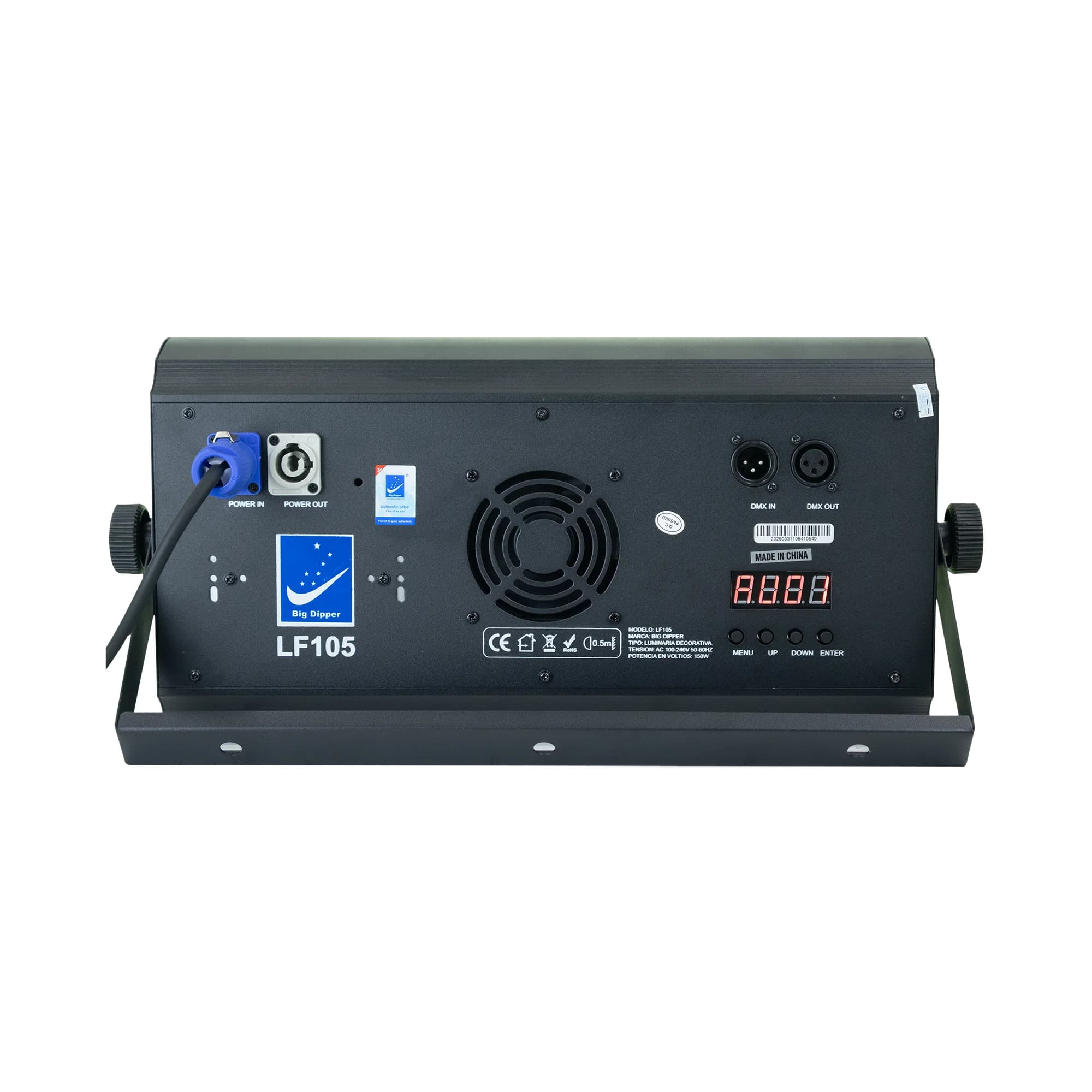 Luz Panel Estroboscópica LED BIG DIPPER LF105 RGBW 150W DMX 2