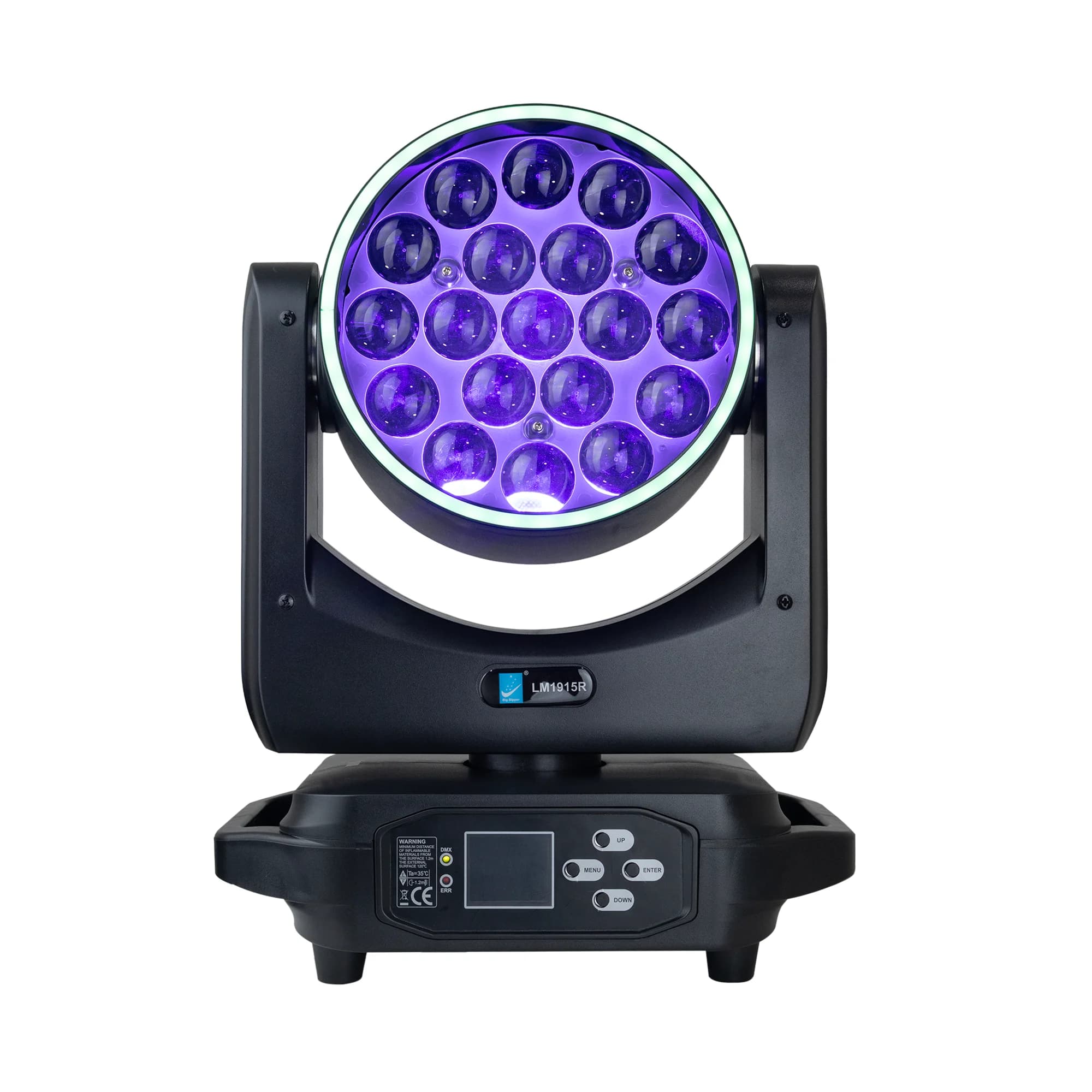 Cabeza Móvil BIG DIPPER LM1915R Zoom RGBW 19x15W DMX RDM 7