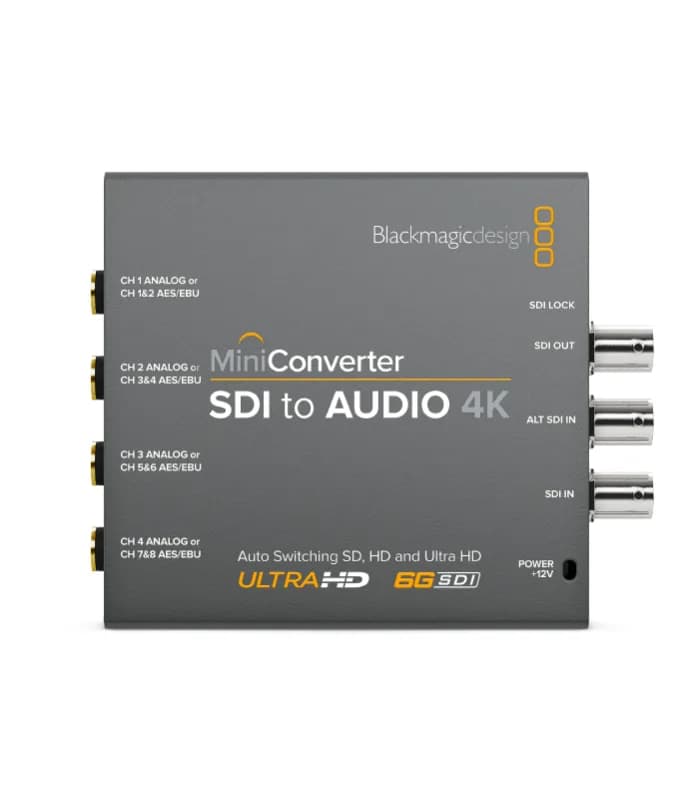 CONVERTIDOR BLACKMAGIC MINI CONVERTER SDI TO AUDIO 4K 2