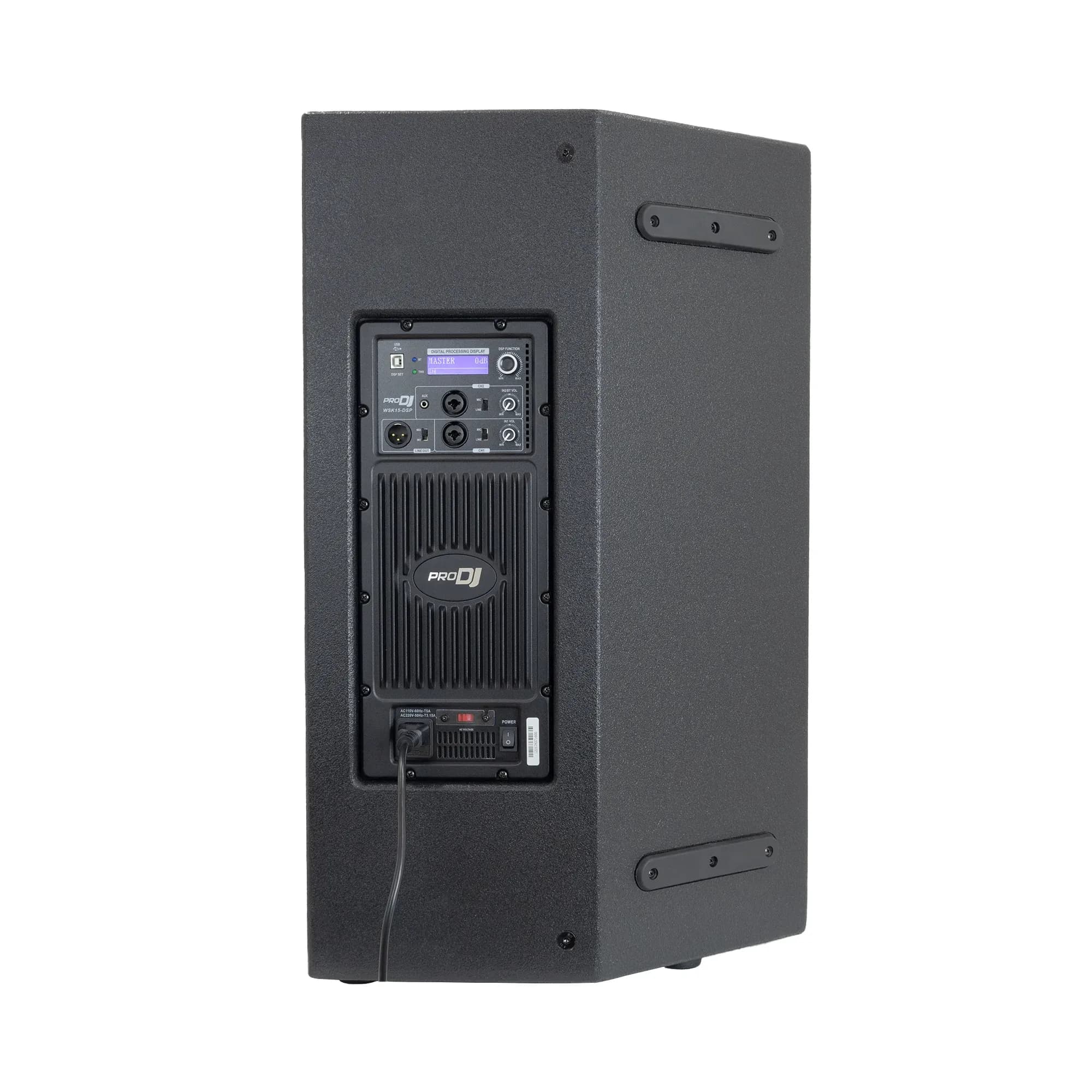 Altavoz Activo PRO DJ WSK15-DSP 15″ 1200W RMS Clase D DSP Bluetooth 7