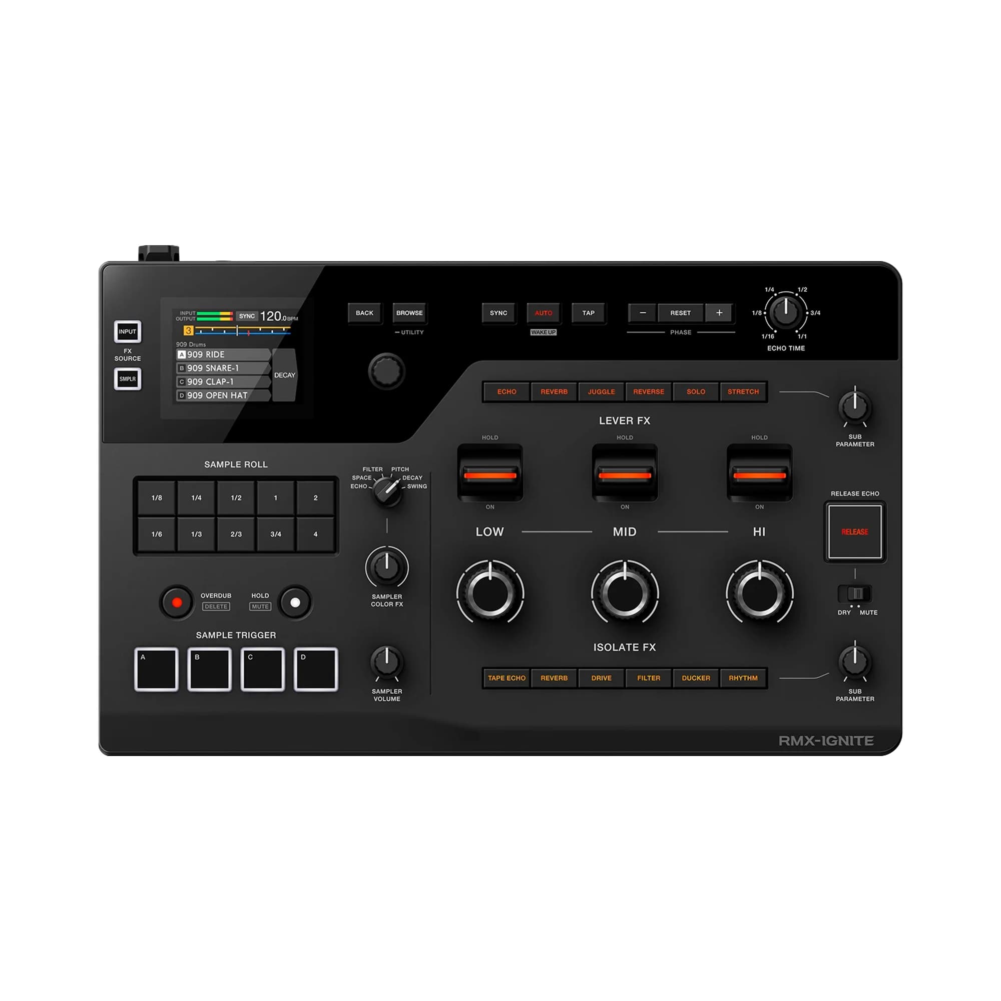 AlphaTheta RMX-IGNITE – Unidad de Efectos DJ Profesional Performance FX