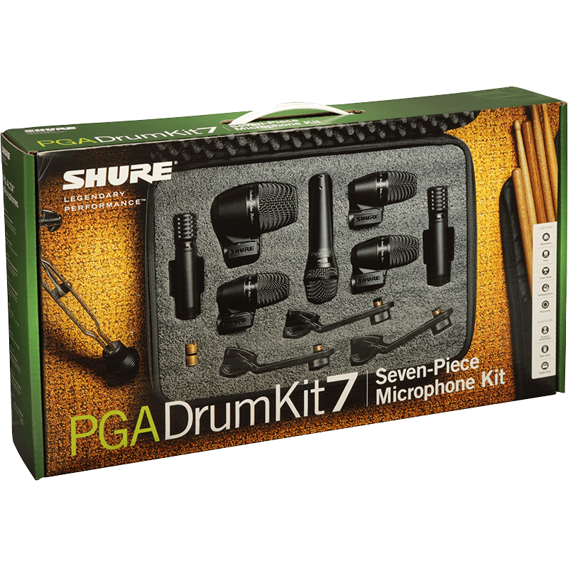 KIT MICRÓFONOS BATERÍA SHURE PGADRUMKIT7